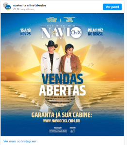 Reprodução Instagram @naviochx